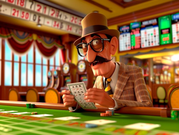 Live Bandar Poker dealer studio with HD camera setup on mplid
